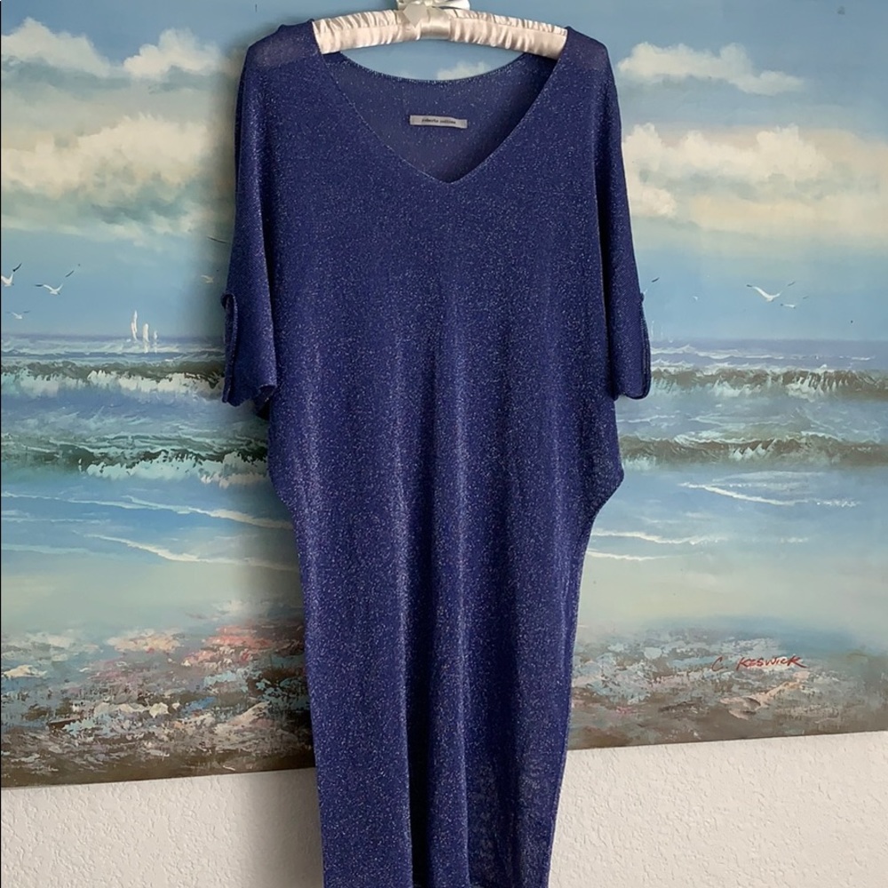 COPY - Roberto Collina Sheer Glittery T Shirt Dress